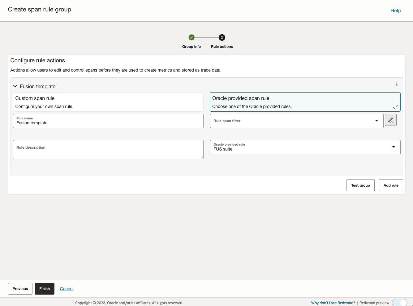 Fusion Monitoring APM Add Span Enrichment Rule