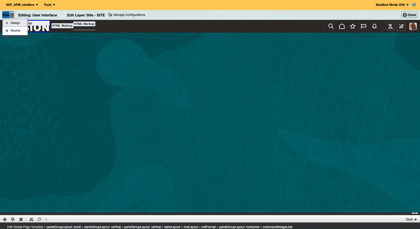 Fusion Monitoring APM Design Mode