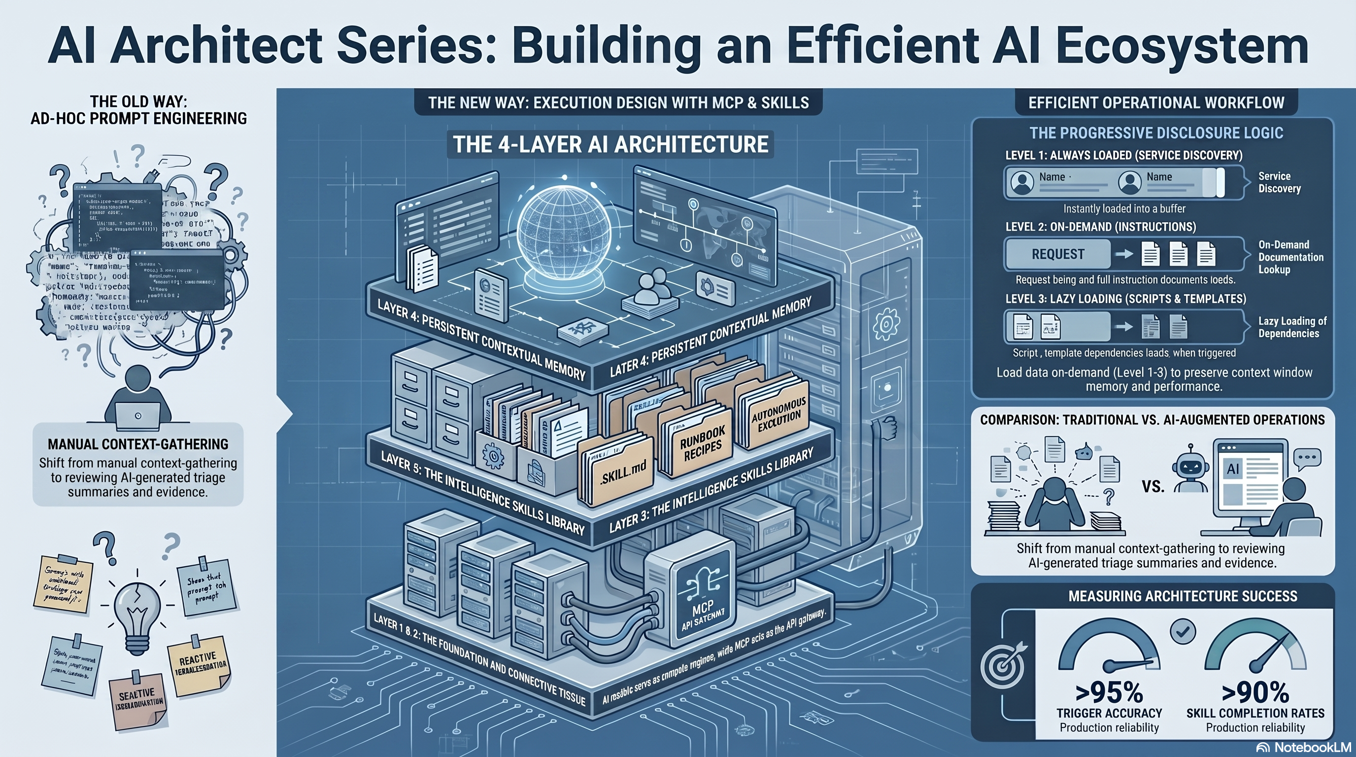AI Architect Series: How to Build an Efficient AI Ecosystem — infographic overview